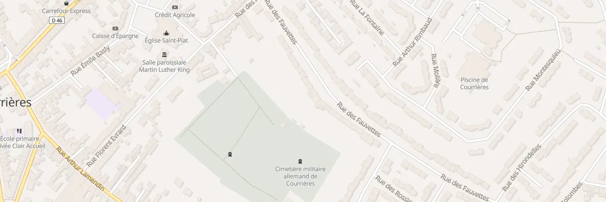 Plan du 20 Rue des Fauvettes à Courrières