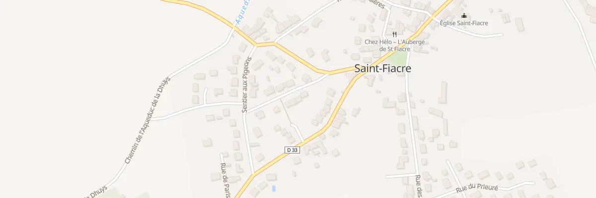 Plan du 10 Sen de la Fontaine à Saint-Fiacre
