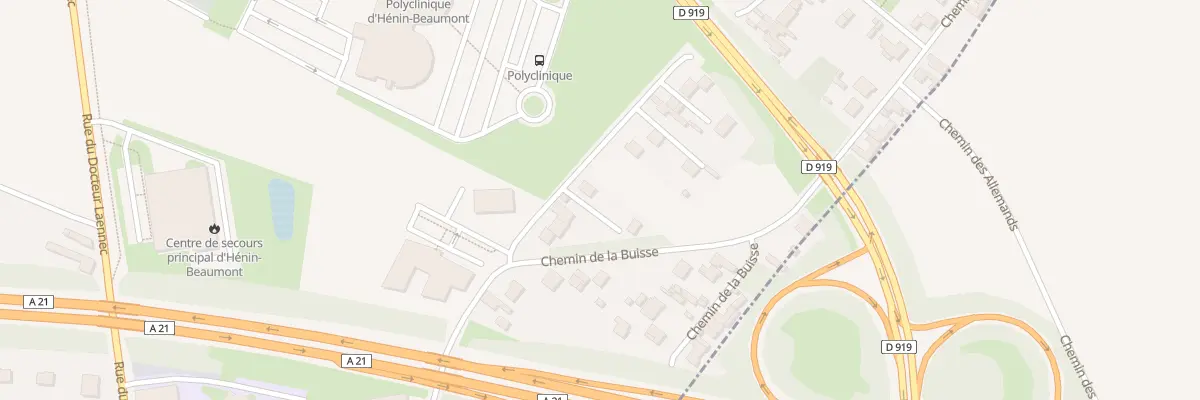 Plan du 354 Che de Jérusalem à Hénin-Beaumont