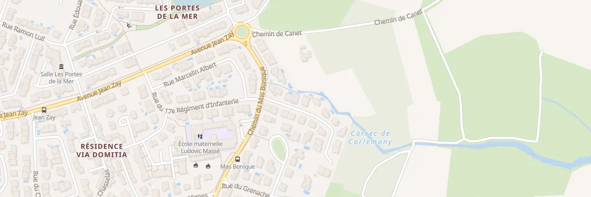 Plan du 7 Rue Ernest Ferroul à Cabestany
