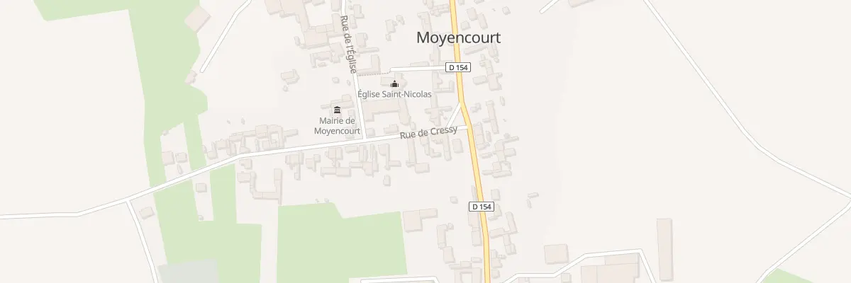 Plan du 3 Rue de Cressy à Moyencourt