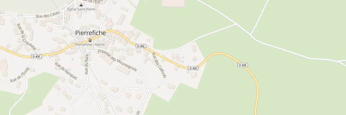 Plan du 5056 Pierrefiche d’Olt à Pierrefiche