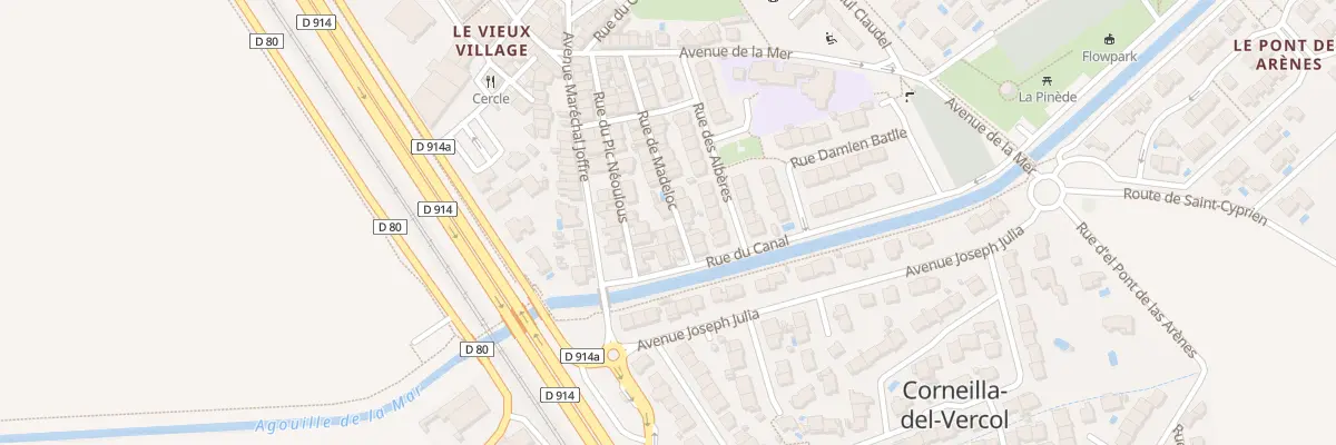 Plan du 20 Rue de la Madeloc à Corneilla-del-Vercol