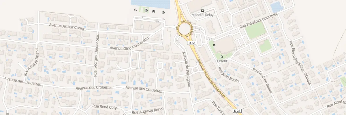 Plan du 3 Pl Balbino Giner à Saleilles