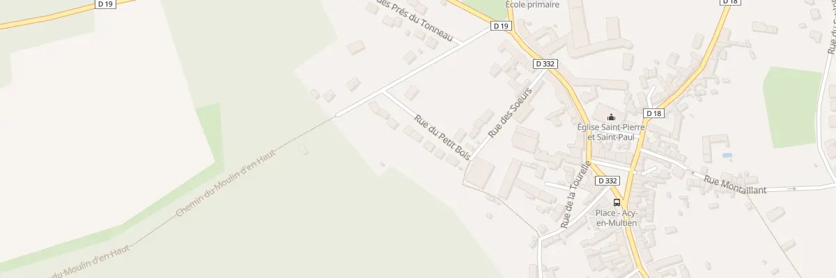 Plan du 7 Rue du Petit Bois à Acy-en-Multien