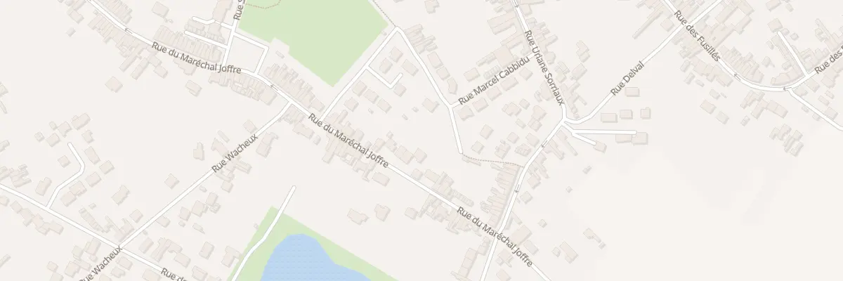Plan du 123 Rue du Maréchal Joffre à Carvin