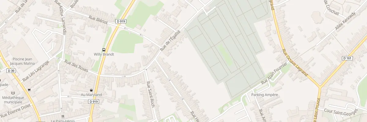 Plan du 270 Rue Hénocq à Hénin-Beaumont