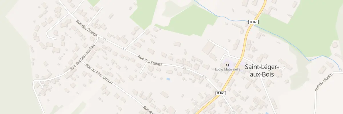 Plan du 13 Rue des Étangs à Saint-Léger-aux-Bois