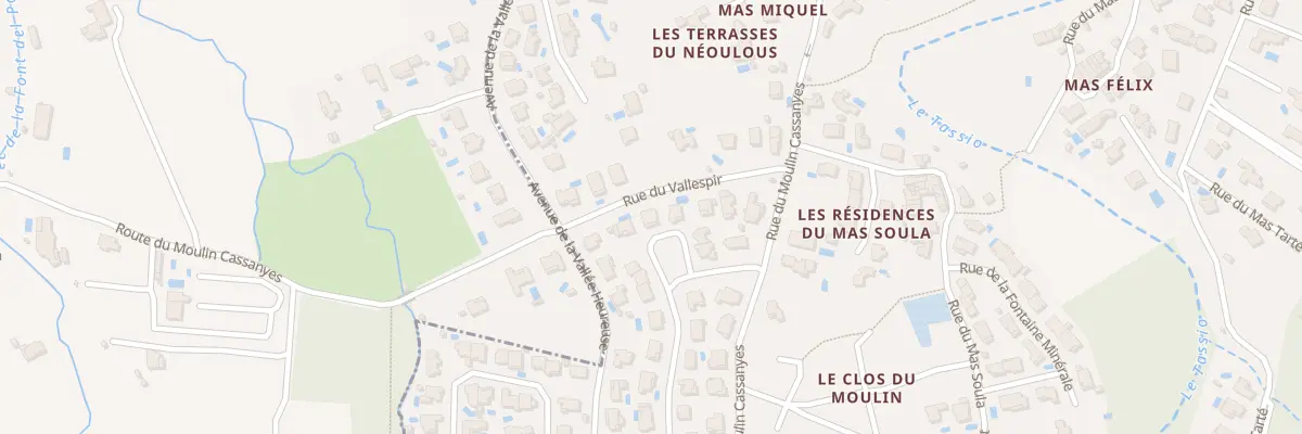 Plan du 12 Rue de Vell Roure à Sorède