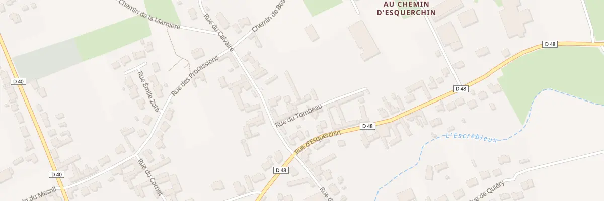 Plan du 3 Rue du Tombeau à Izel-lès-Équerchin