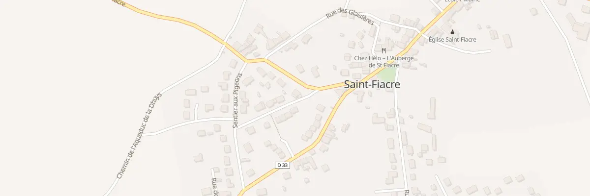 Plan du 1 Rue de Meaux à Saint-Fiacre