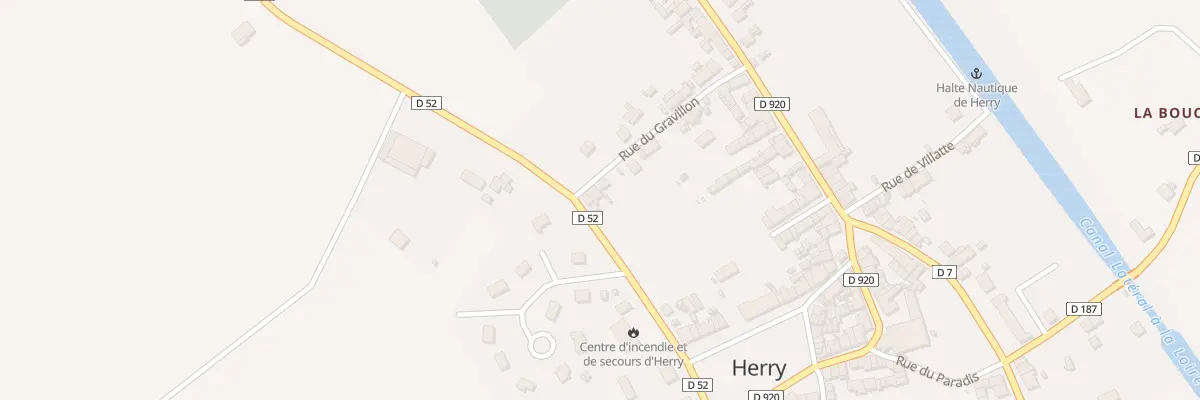 Plan du 13 Rue du Gravillon à Herry