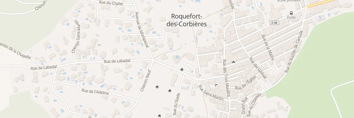 Plan du 5 Rue de Labadal à Roquefort-des-Corbières