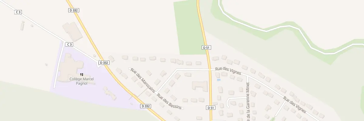 Plan du 6 Rue de la Fraternite à Betz