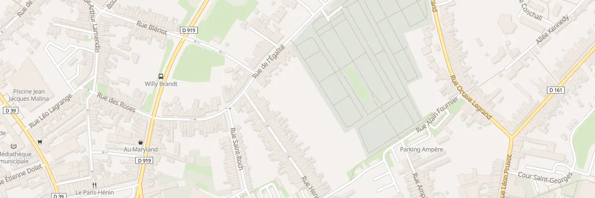 Plan du 258 Rue Hénocq à Hénin-Beaumont