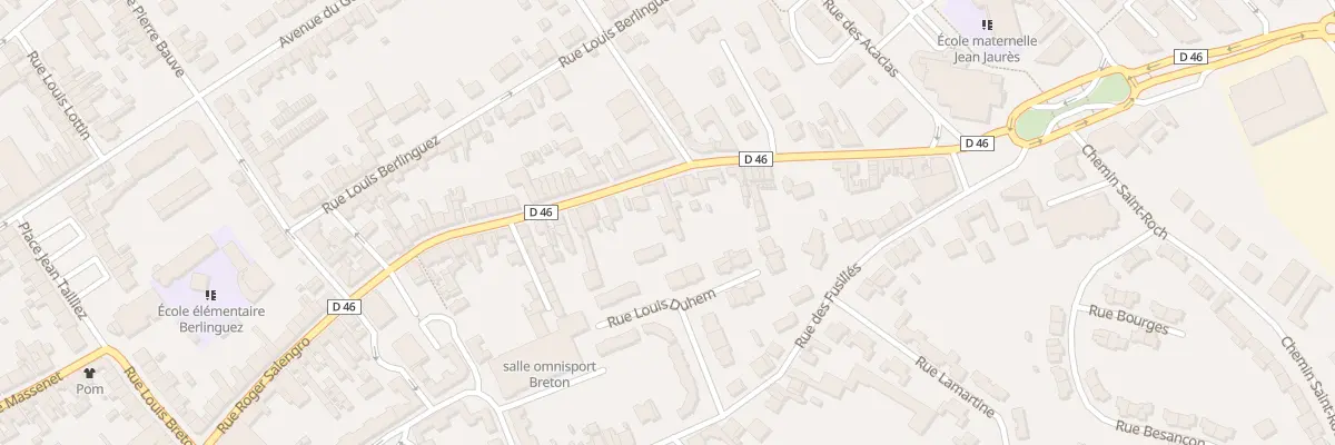 Plan du 58 Rue Roger Salengro à Courrières