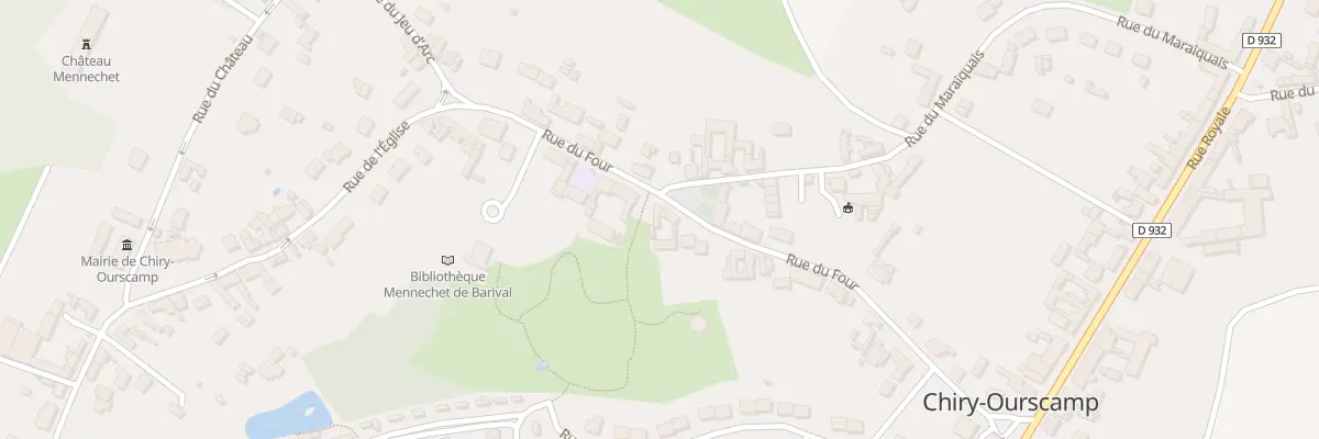 Plan du 22A Rue du Four à Chiry-Ourscamp
