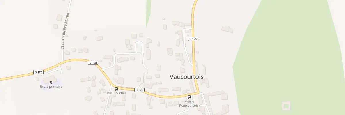 Plan du 1 Rue du Clos de la Fontaine à Vaucourtois