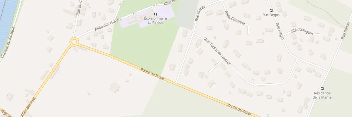 Plan du 1A Rue Monet à Germigny-l’Évêque