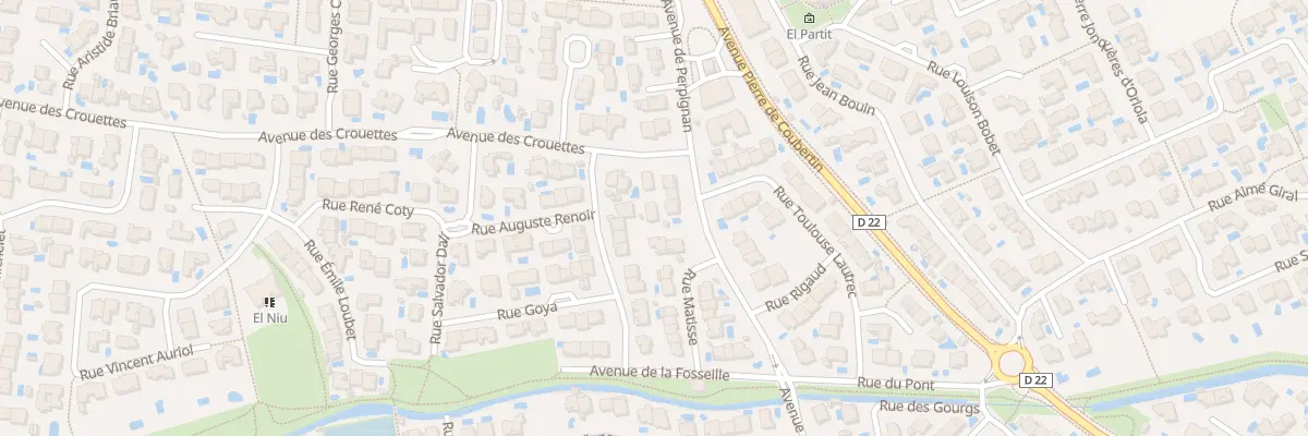 Plan du 49 Av de Perpignan à Saleilles
