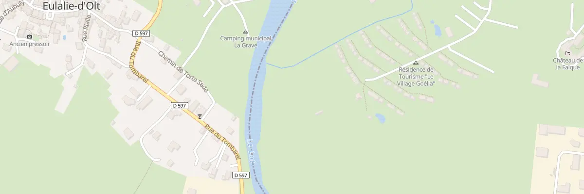 Plan du 6359 La Falque à Saint Geniez d’Olt et d’Aubrac