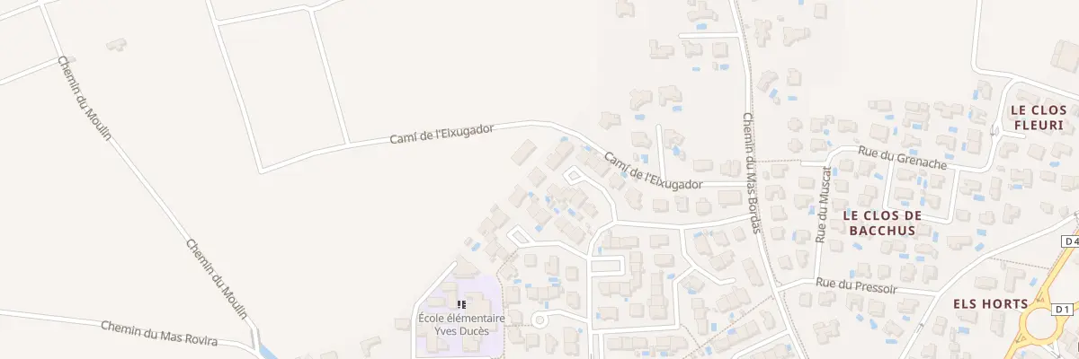 Plan du 9 Rue de Cerdagne à Claira