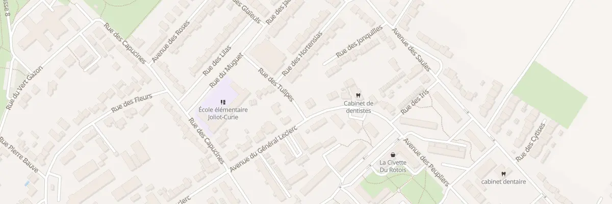 Plan du 55 Av du General Leclerc à Courrières
