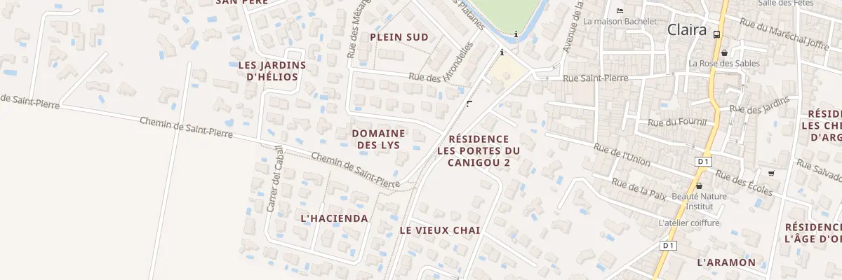 Plan du 18 Lot Domaine des Lys à Claira