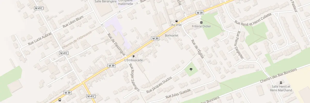 Plan du 30 Rue du Général De Gaulle à Allennes-les-Marais