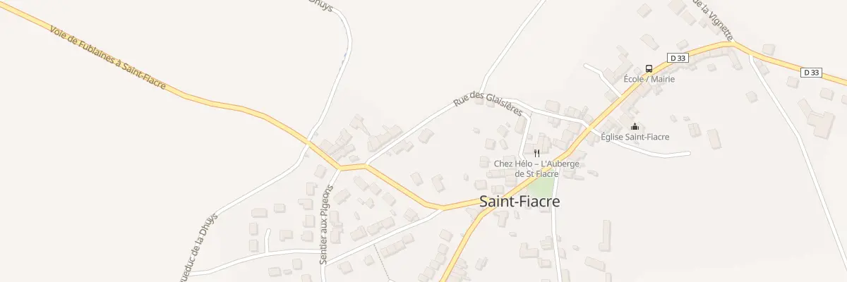Plan du 4 Rue de la Glaisiére à Saint-Fiacre