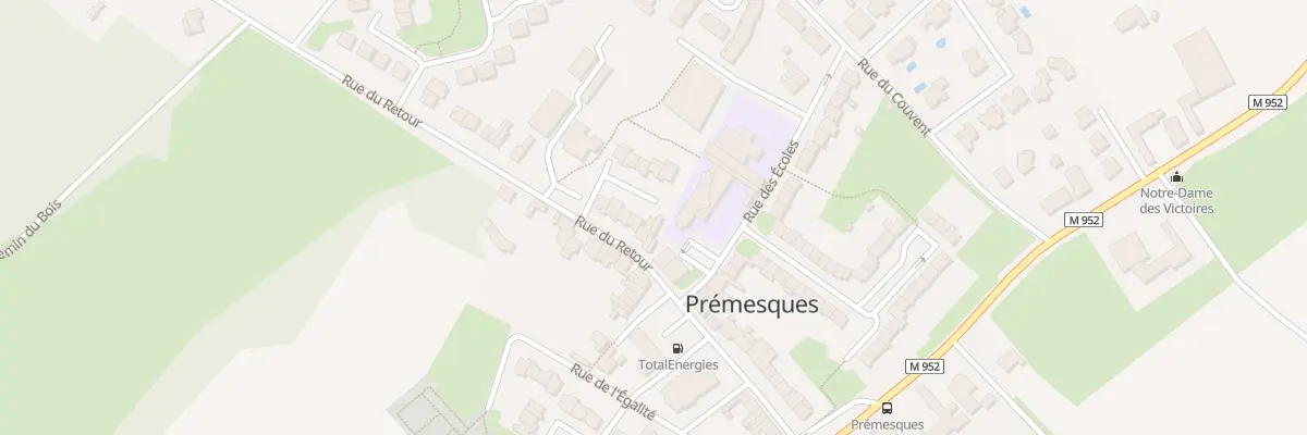 Plan du 184 Rue du Retour à Prémesques