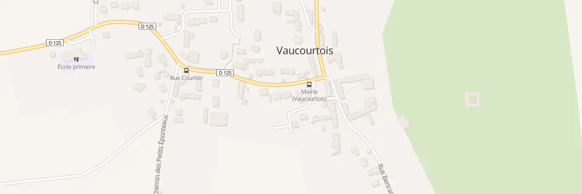 Plan du 1A Rue Courtier à Vaucourtois