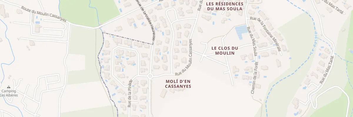 Plan du 11 Rue de Vell Roure à Sorède