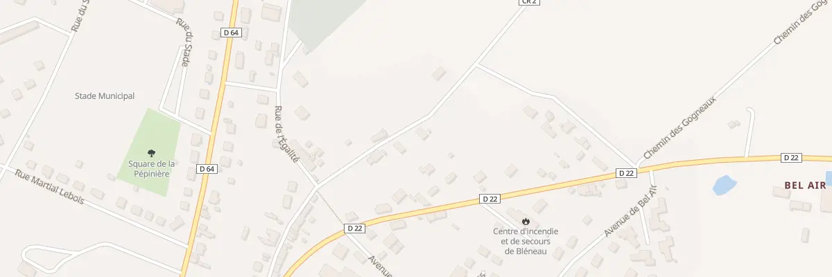 Plan du 8 Rue de l’Étang à Bléneau