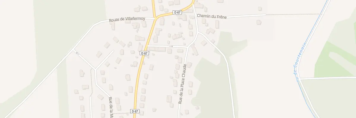 Plan du 36 Rue de la Place Chaude à Fontenailles