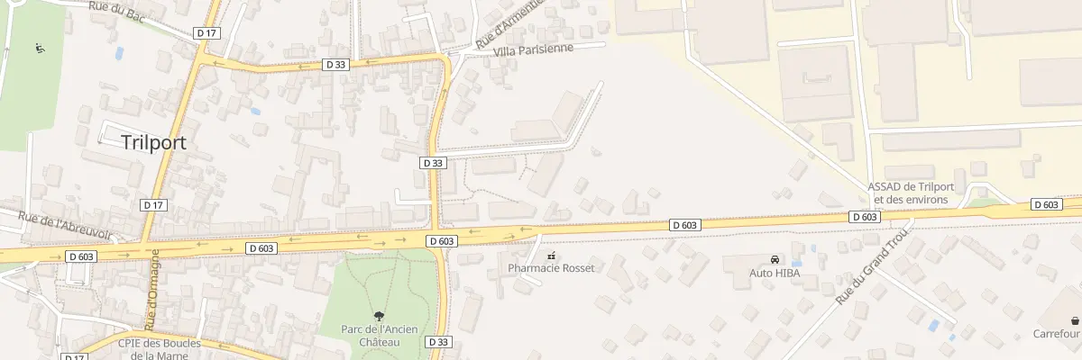 Plan du 6 Rue Simone Veil à Trilport