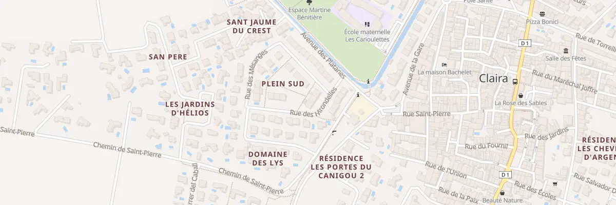 Plan du 6 Rue des Hirondelles à Claira