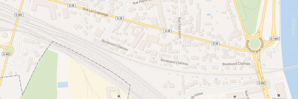 Plan du 24 Bd Chéreau à Montereau-Fault-Yonne