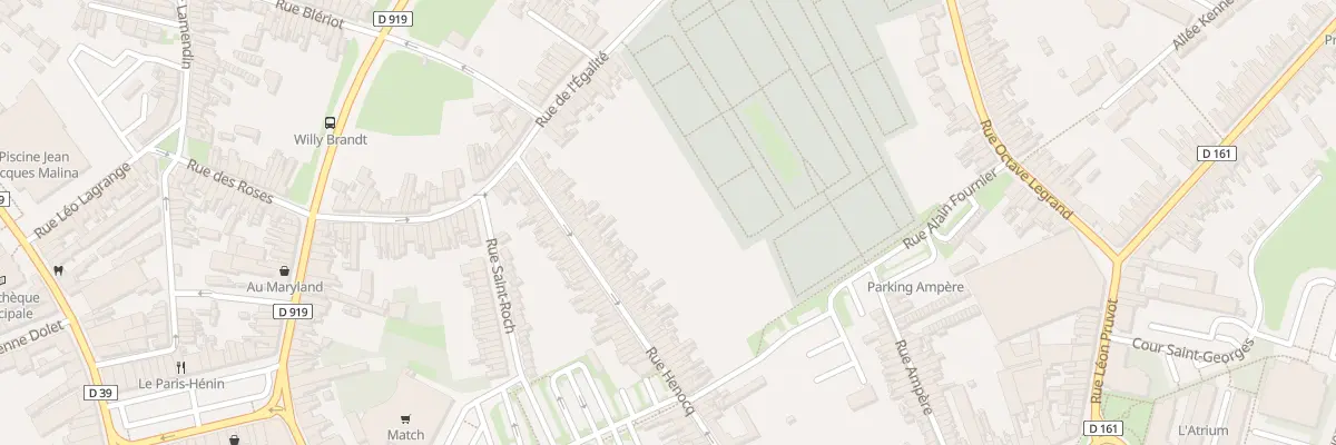 Plan du 224 Rue Hénocq à Hénin-Beaumont