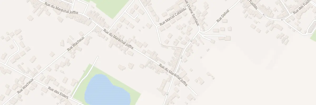 Plan du 133 Rue du Maréchal Joffre à Carvin