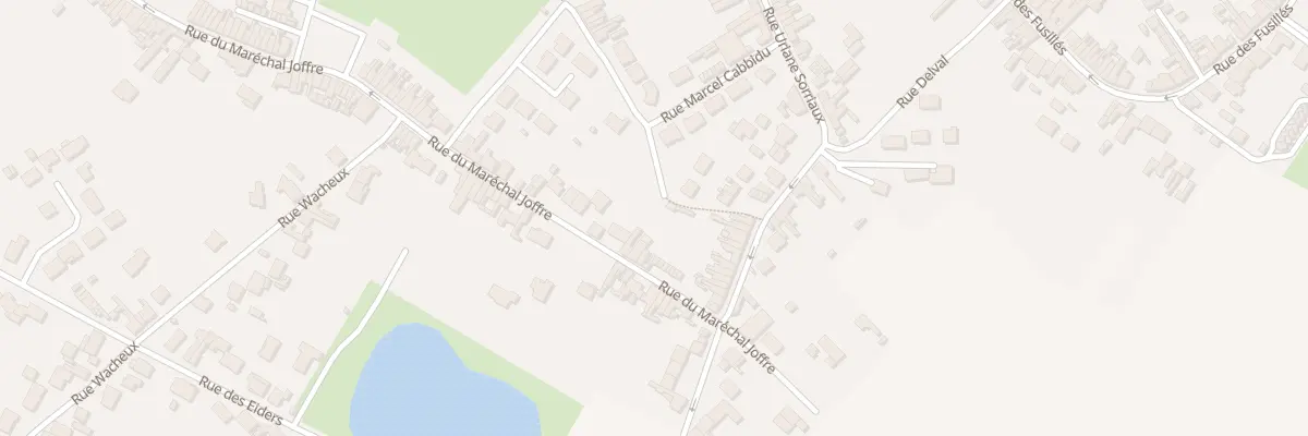 Plan du 131 Rue du Maréchal Joffre à Carvin