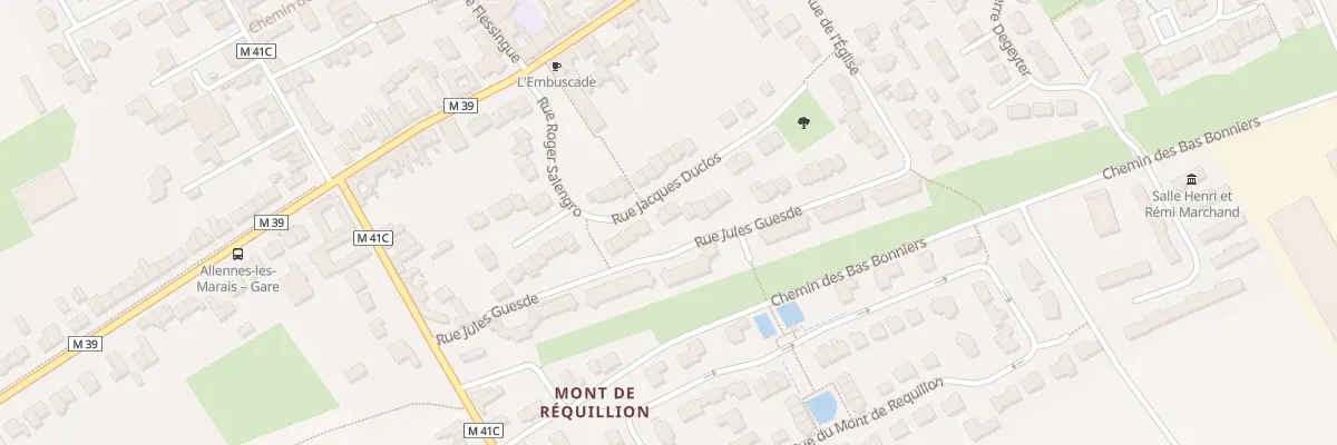 Plan du 7 Rue Jacques Duclos à Allennes-les-Marais