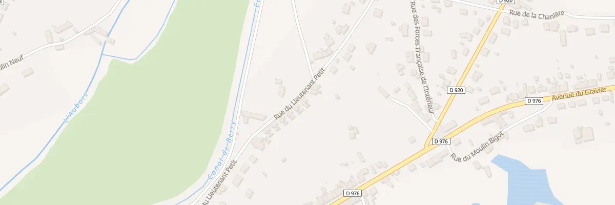 Plan du 59 Rue du Lieutenant Petit à La Guerche-sur-l’Aubois