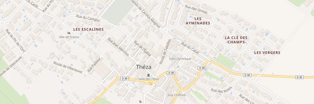 Plan du 17 Rte de Saleilles à Théza