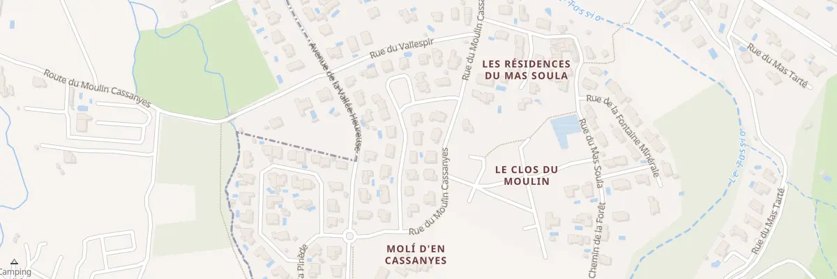 Plan du 5 Rue de Vell Roure à Sorède