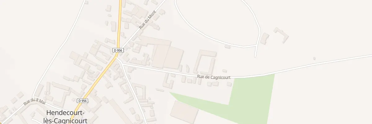 Plan du 9 Rue de Cagnicourt à Hendecourt-lès-Cagnicourt