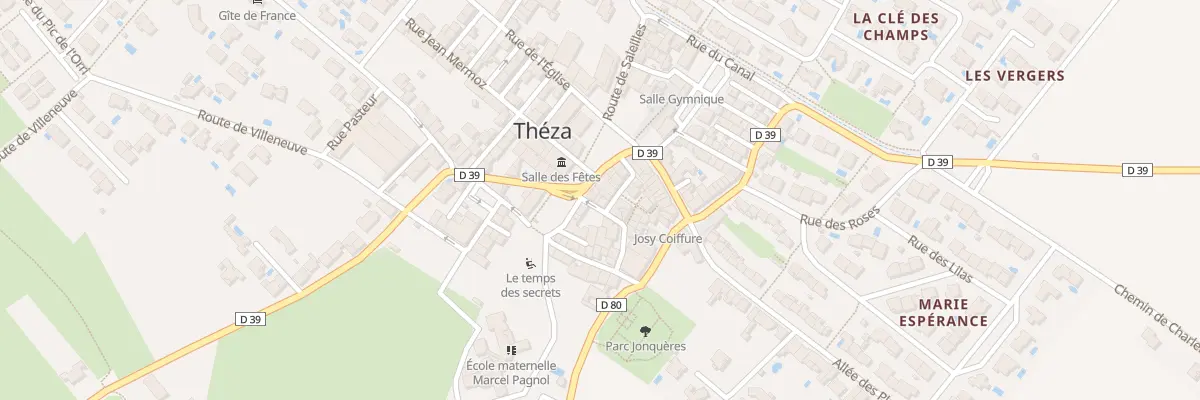 Plan du 1 Rue Rigaud à Théza