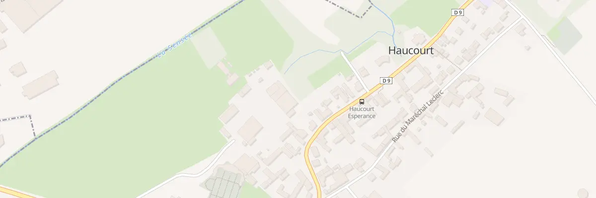 Plan du 43 Rue du Gen de Gaulle à Haucourt