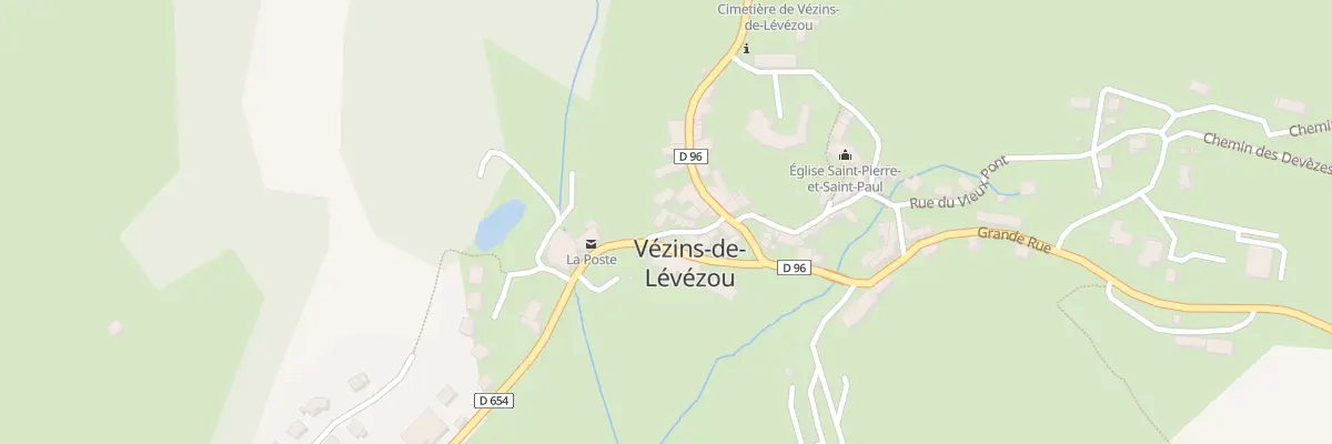 Plan du 8 Rue du Cordonnier à Vézins-de-Lévézou