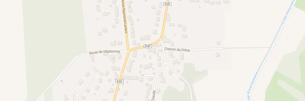 Plan du 5093 Rte de Glatigny à Fontenailles